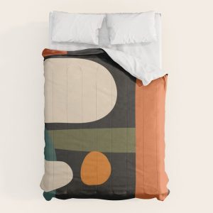 Abstract shapes in the skies 2 Comforter