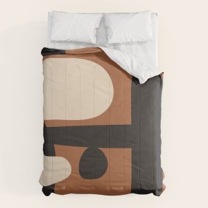 Abstract shapes in the skies 8 Comforter