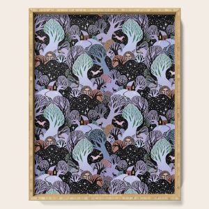 Dream with Dancing Trees Serving Tray